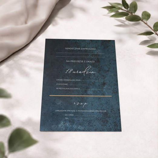 Prostkątne zaproszenia na...