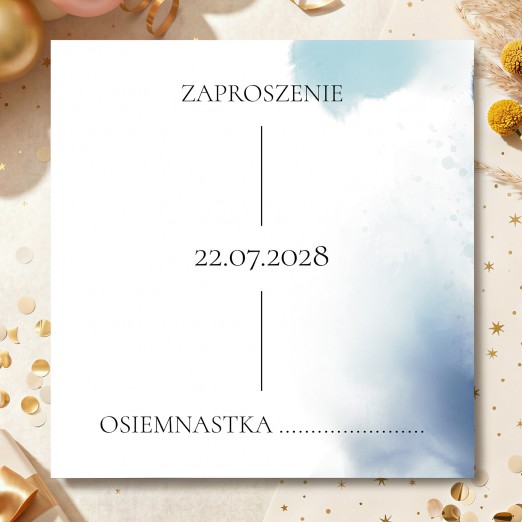 Kwadratowe zaproszenia na...