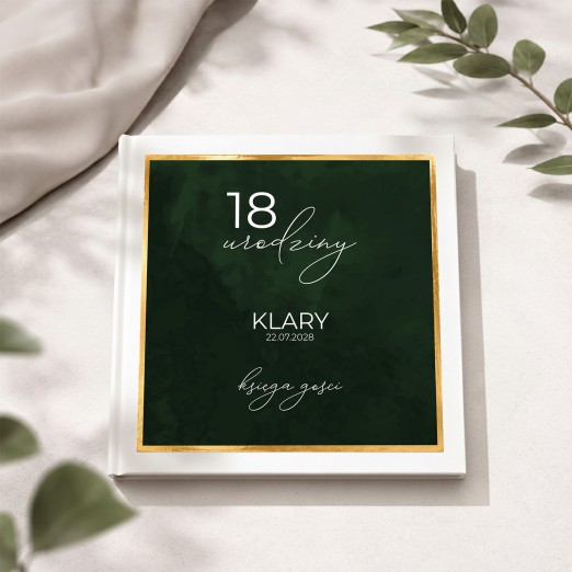 Księga gości na 18 urodziny...